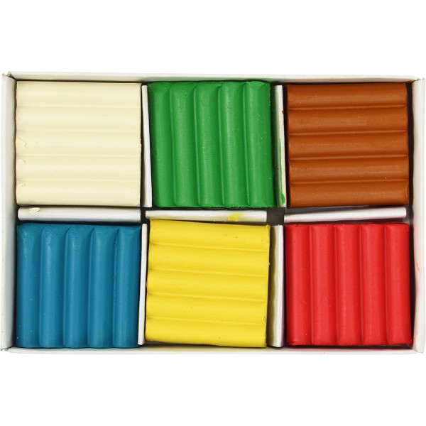 Пластилін 6 кольорів 110 гр Ліпландія/Пластіленд Тетрада (21) 461374/461341