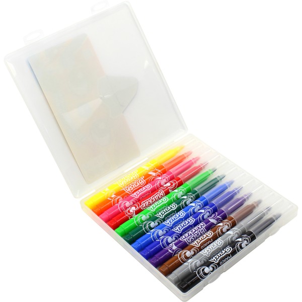 Фломастери-пензлики Marco 12 кольорів (6) (72) 1633-12PB