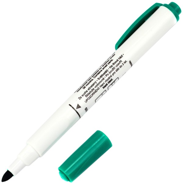 Маркер Centropen Board 1-2мм зеленый (10) 2709