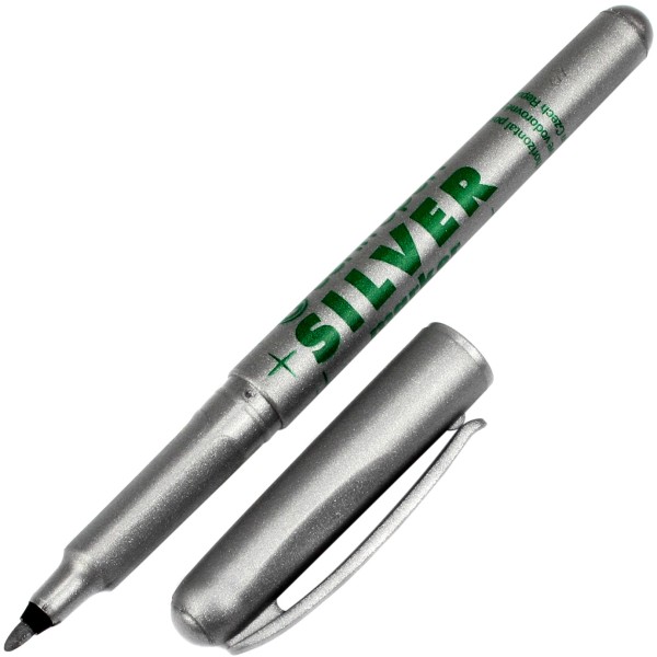 Маркер Centropen Silver 1мм сріблястий (10) 2670
