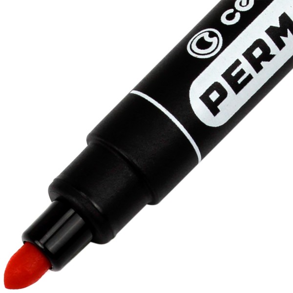 Маркер Centropen Permanent 2,5 мм оранжевый (10) (1000) 8566 / 06