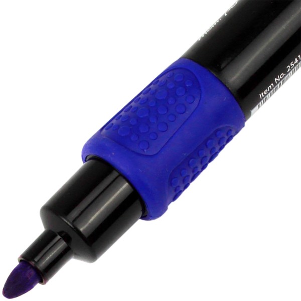 Маркер Axent круглый Permanent 2 мм синий (12) (120) 2541-02-A