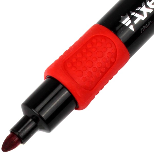 Маркер Axent круглий Permanent 2 мм червоний (12) (120) 2541-06-A