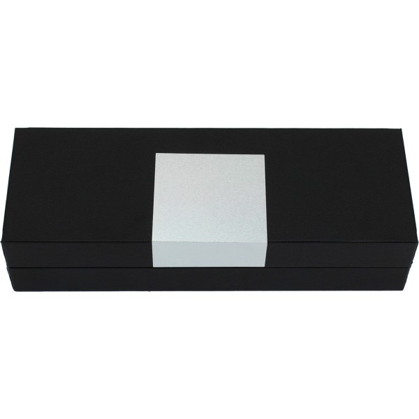 Ручка кулькова Cabinet/Optima Canoe 0,7 мм корпус червоний з сріблом №O15964-03