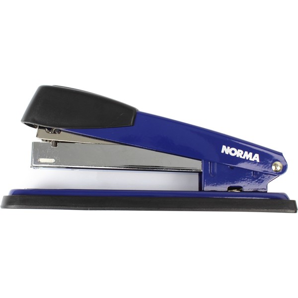 Степлер 24/6, 26/6 Norma 20 аркушів металевий синій (12) 4124