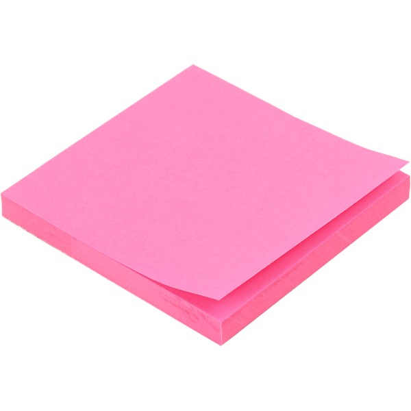 Блок для заміток з липким шаром 75х75мм Axent 80 аркушів яскраво-червоних (1) (120) 2414-13