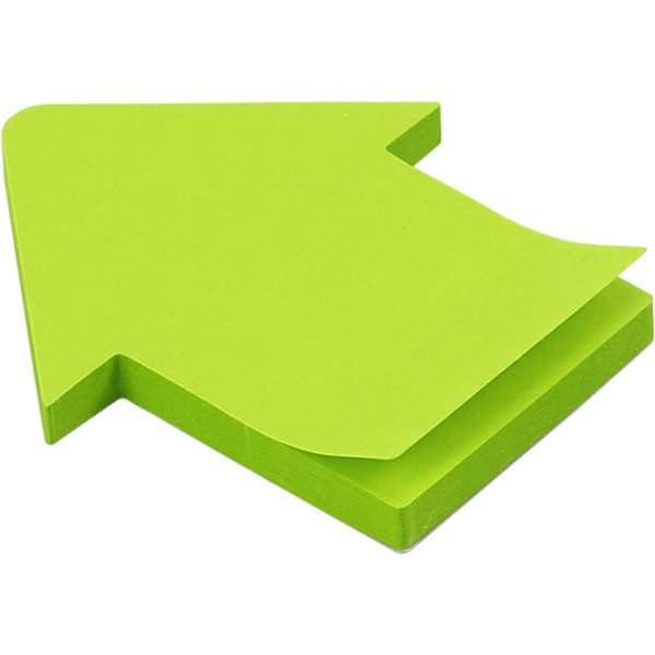 Блок для заміток з липким шаром фігурний 69х65мм Sсholz стрілка 50 аркушів асорті (6) 8073