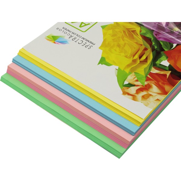 Папір кольоровий А4 80г/м2 пастель 5х50 Spectra Color-Rainbow Pack Light IT 82 Т 250 шт (10)