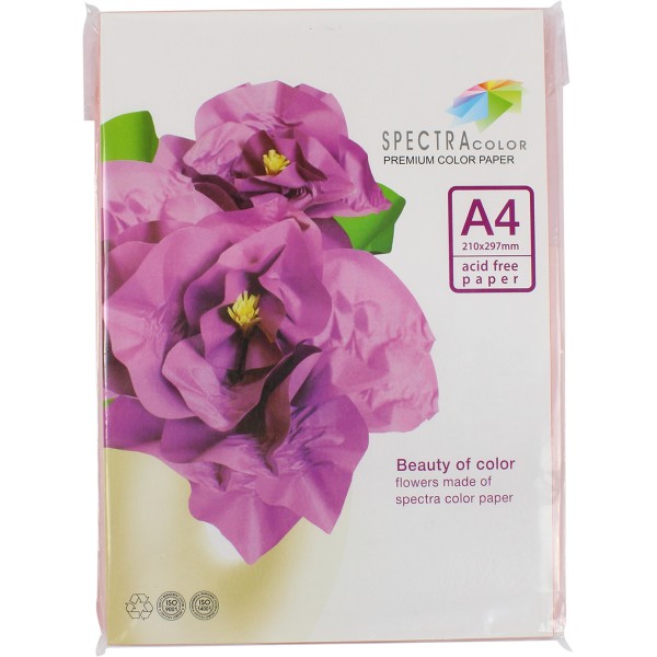 Папір кольоровий А4 160 г/м інтенсів Spectra Color Saffron 240 помаранчевий (100)