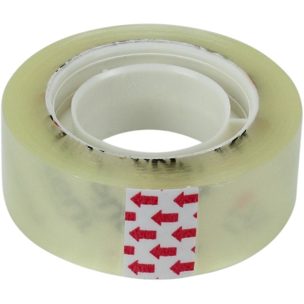 Стрічка клейка канцелярська Axent 18ммх30 ярдів (27,43м) 40мкм (8) (480) 3015