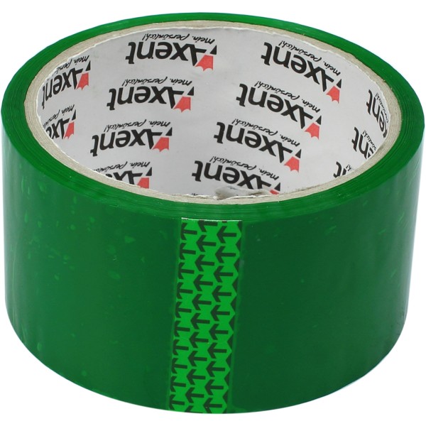 Лента клейкая упаковочная Axent 48 ммх35 м, 40 мкм, зеленая (6) (72) 3044-04