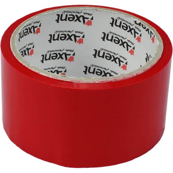 Стрічка клейка пакувальна Axent 48 ммх35 м, 40 мкм, червона (6) (72) 3044-06