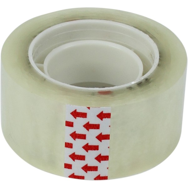 Стрічка клейка канцелярська Axent 24 ммх30 ярдів (27,42 м) 40 мкм прозора (6) (240) (360) 3018-А