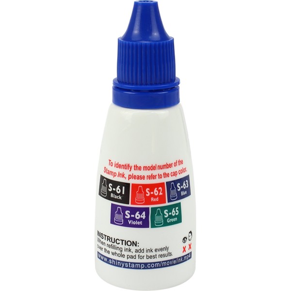Штемпельна фарба Shiny синя 28мл S-63