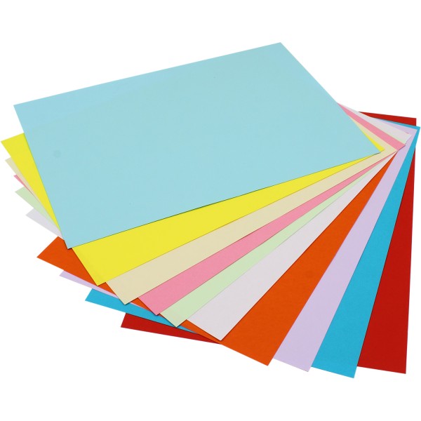 Папір кольоровий А4 двосторонній 10 кольорів Рюкзачок (20) УП-52 