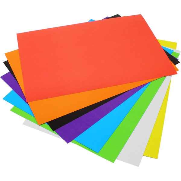 Картон кольоровий А4 8 кольорів крейдований Рюкзачок (25) КК-4 