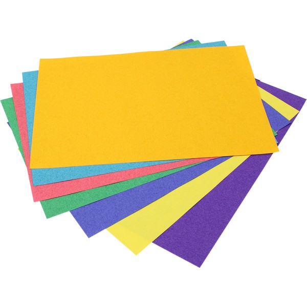 Набір картону і паперу кольорового A4 21 аркуш 777 Тетрада (20)