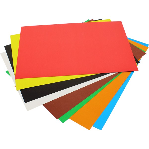 Картон кольоровий двосторонній А4 8 аркушів Рюкзачок ДКК-1