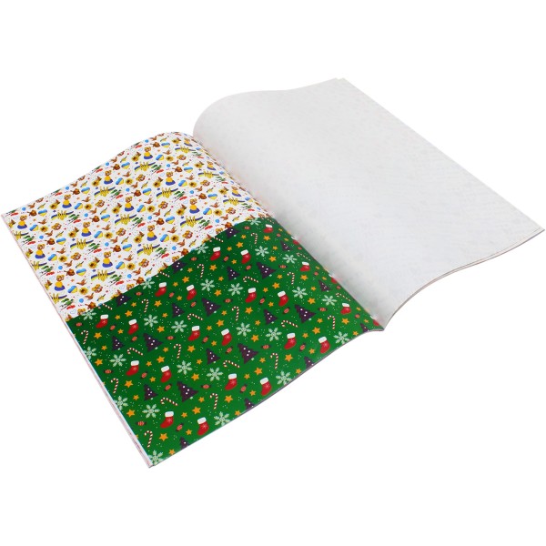 Дизайнерський папір А4 16 аркушів Преміум Чарівні візерунки (25) КПВ-А4-16 Апельсин