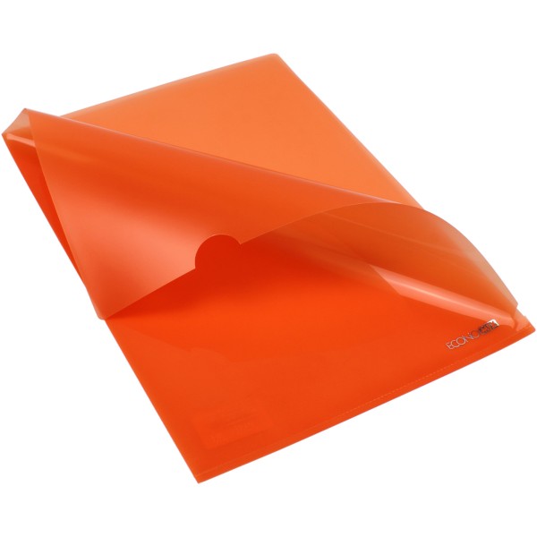 Папка-куточок Economix А4 щільна помаранчева (10)  E31153-06