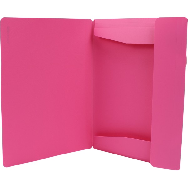 Папка на резинке для документов Economix А4 пластиковая розовая (1) (20) E31633-09 