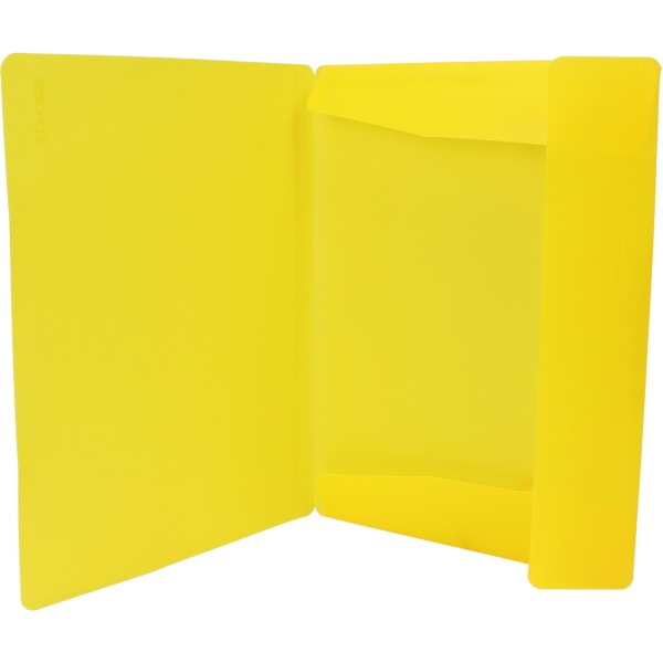 Папка на резинці для документів Economix А4 пластикова жовта (1) (20) E31633-05 