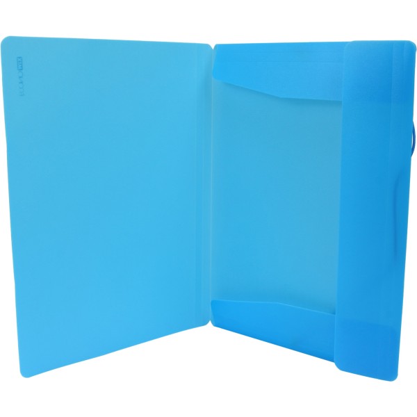 Папка на резинці для документів Economix А4 пластикова блакитна (1) (20) E31633-11 