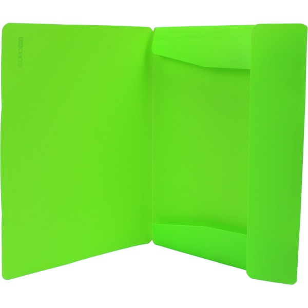 Папка на резинке для документов Economix А4 пластиковая салатовая (1) (20) E31633-13 