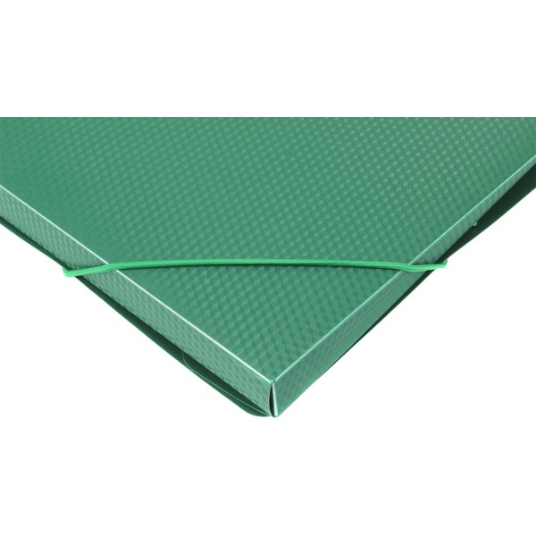 Папка-бокс Economix А4 20 мм пластикова на резинці зелена (1) (20) E31401-04