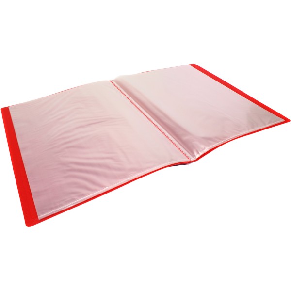 Папка з 20-ма файлами А4 Economix червона (24) E30602-03 