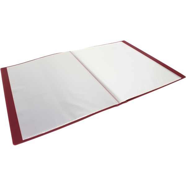 Папка з 40-ка файлами Axent бордова (12) (24) 1040-04