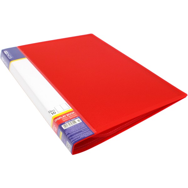 Папка з 10-ма файлами Economix (6) (24) E30601-03 червона