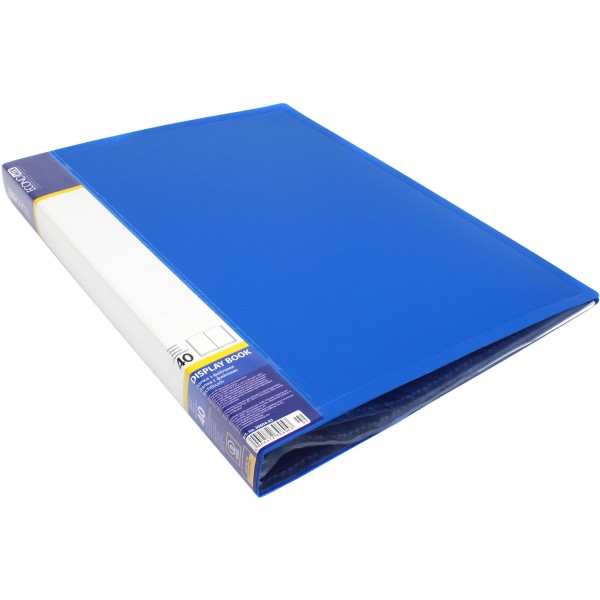 Папка з 40-ка файлами Economix А4 синя (4) (24) E30604-02