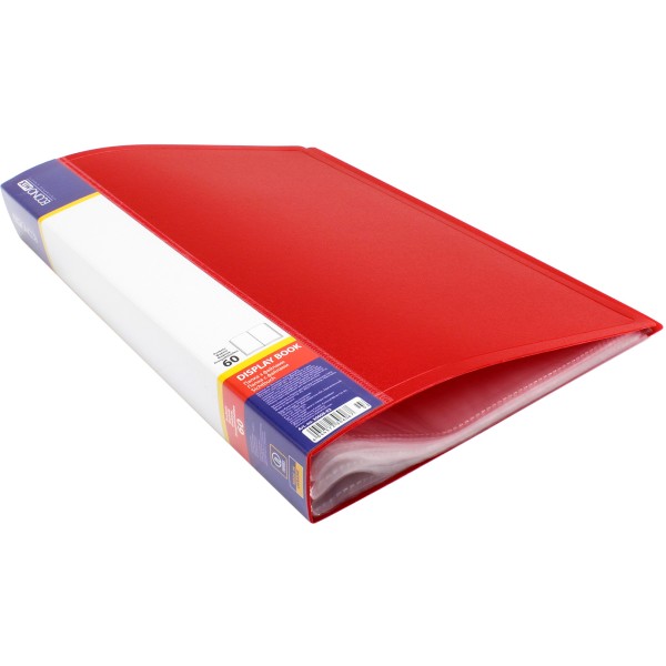 Папка з 60-ма файлами Economix А4 червона (6) E30606-03