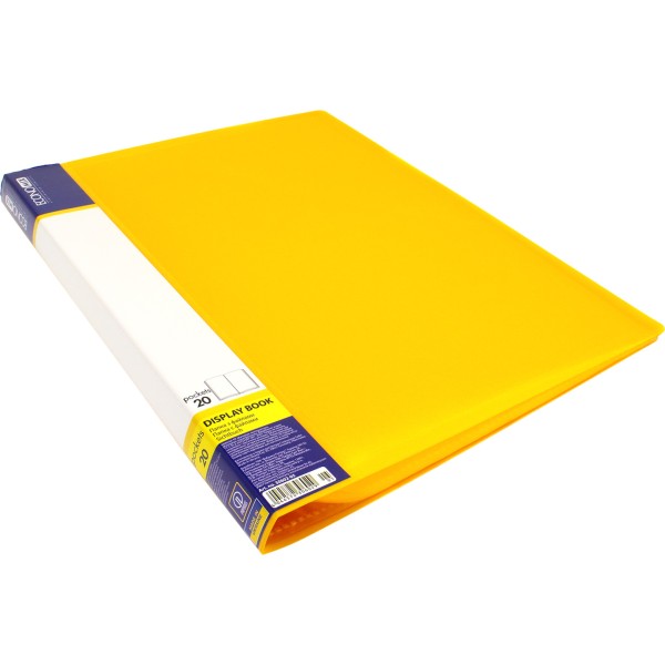 Папка з 20-ма файлами Economix А4 жовта (24) E30602-05