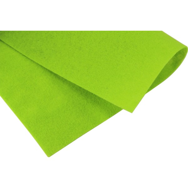 Фетр жесткий Santi 21х30см салатовый (10) 740404