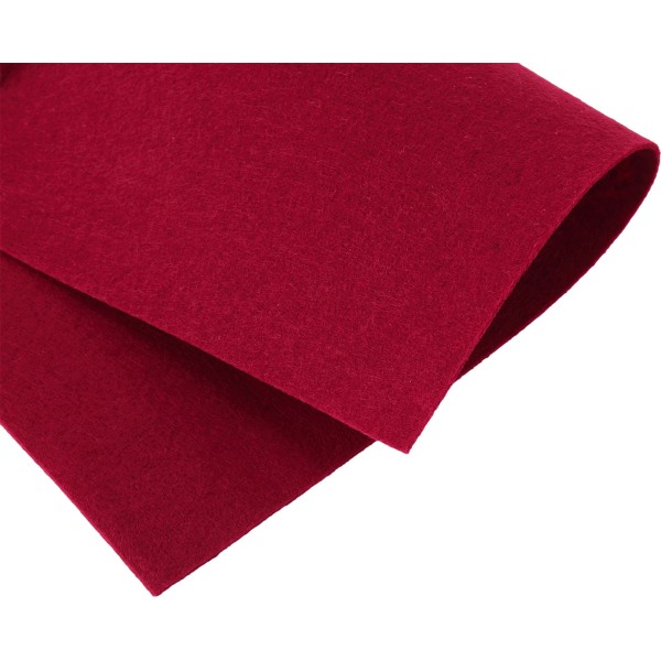 Фетр жорсткий 21х30см темно-червоний 740392