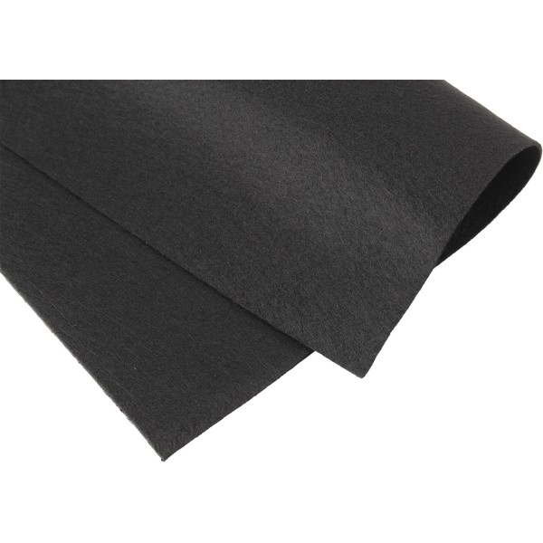 Фетр жорсткий Santi 21х30см чорний (10) 740416