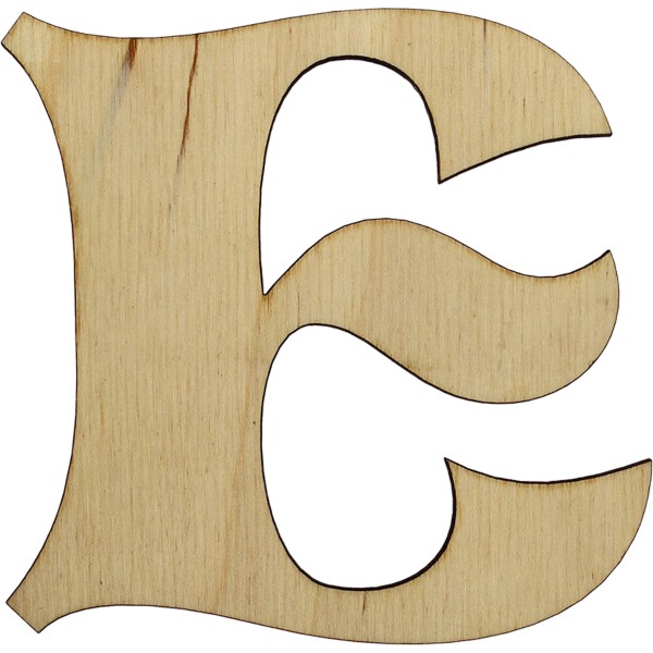 Заготовка фанера літера українська К h10см (5)