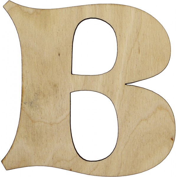 Заготовка фанера Літера англійська H h10 см (5)