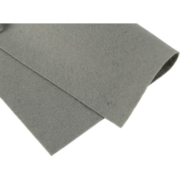 Фетр жорсткий Santi 21 х30 см світло-сірий  (10) 741838