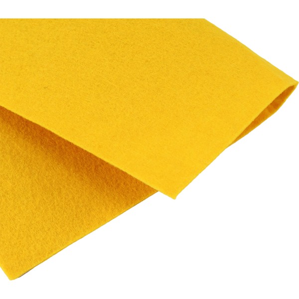 Фетр жесткий Santi 21х30 см темно-желтый (10) 741836