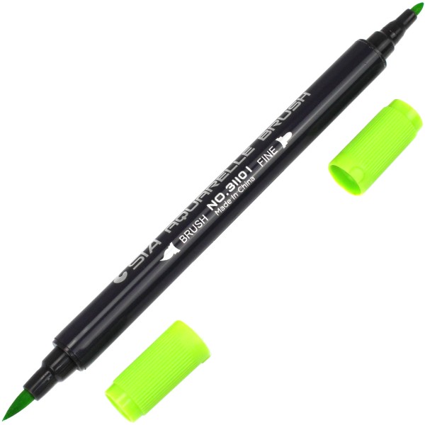 Маркер акварельный STA зеленая ветвь (6) 3110I-41