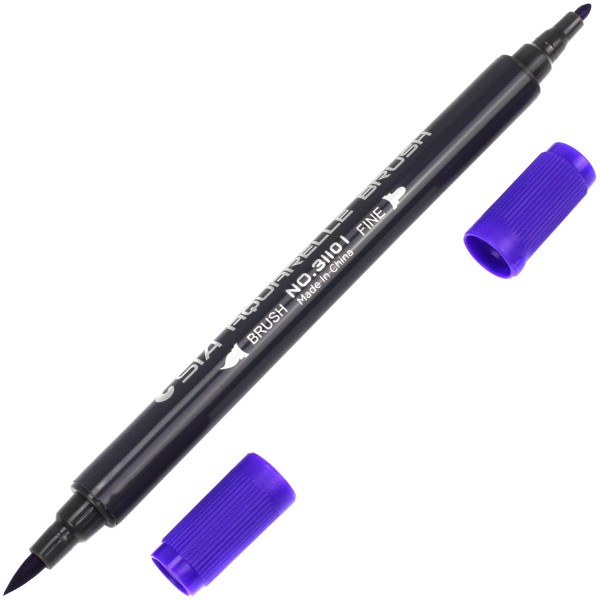 Маркер акварельний STA червоно-фіолетовий (6) 3110I-85