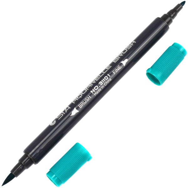 Маркер акварельный STA зеленый кобальт (6) 3110I-88