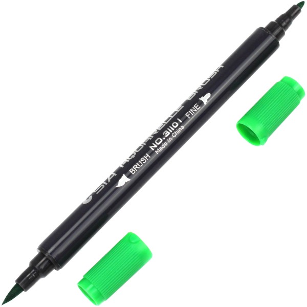 Маркер акварельный STA зеленый океан (6) 3110I-91