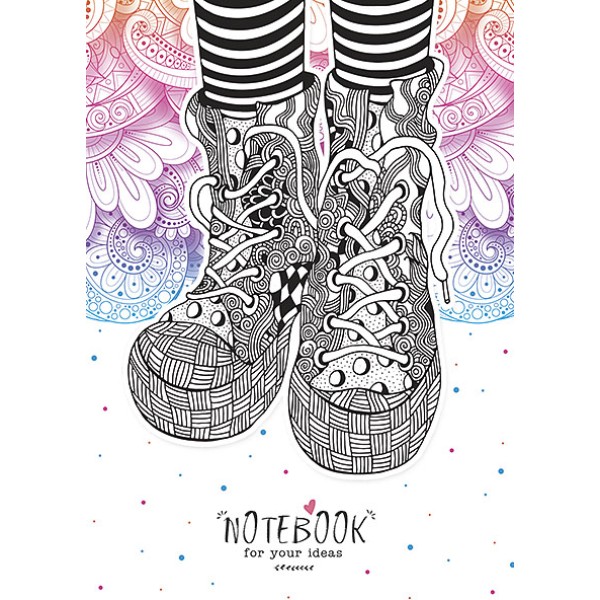 Блокнот А5 50 листов линия Школярик Student картонная обложка (8) A5-GB-050-820L