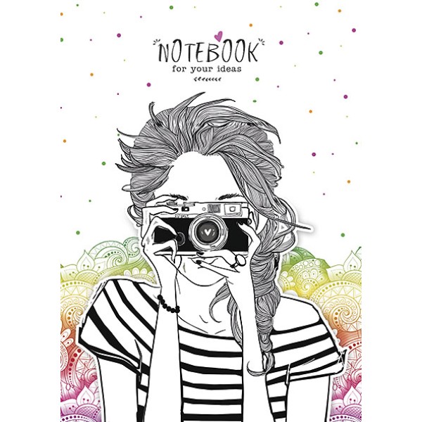 Блокнот А5 50 листов линия Школярик Student картонная обложка (8) A5-GB-050-820L