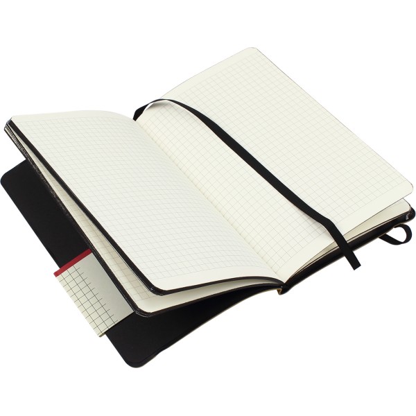 Блокнот B6 картонна обкладинка 96 аркушів клітинка Axent Partner Soft золотий 8206-35