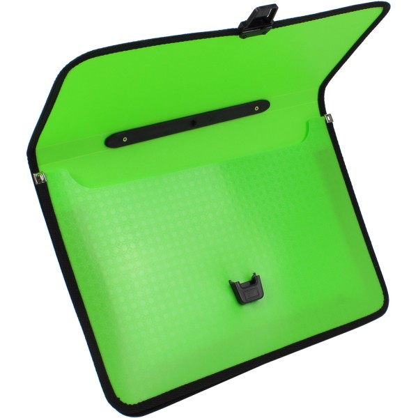 Портфель Economix Вишиванка пластиковий на застібці салатовий (1) E31641-13